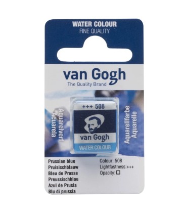 Medio Godets acuarela Van Gogh azul prusia