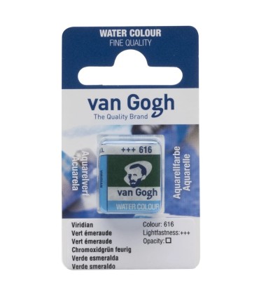 Medio Godets acuarela Van Gogh verde esmeralda