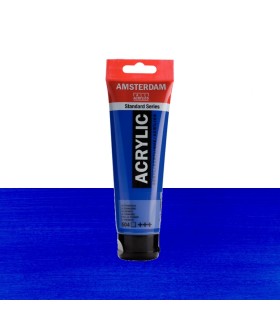 Tubo de acrílico Amsterdam gama color azul