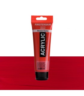 Tubo de acrílico Amsterdam gama color rojo