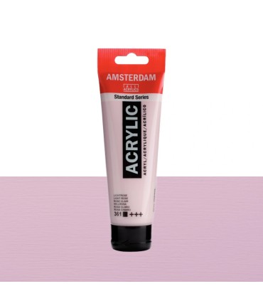 Tubo de acrílico Amsterdam gama color rosa