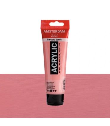 Tubo de acrílico Amsterdam gama color rosa venecia