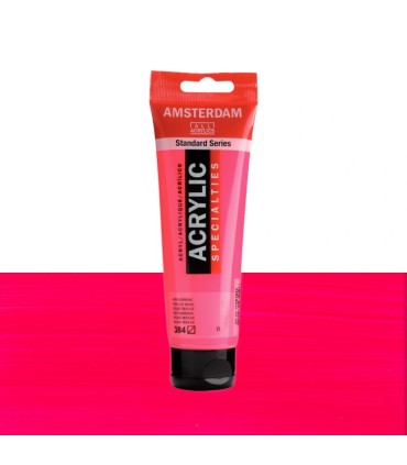 Tubo de acrílico Amsterdam gama color rosa reflex