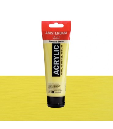 Tubo de acrílico Amsterdam gama color amarillo niquel titanio