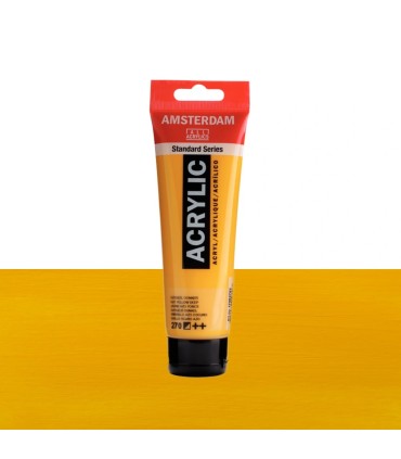 Tubo de acrílico Amsterdam gama color amarillo azo oscuro