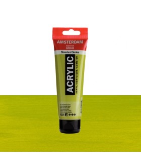 Tubo de acrílico Amsterdam gama color verde oliva claro