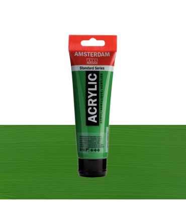 Tubo de acrílico Amsterdam gama color verde permanente claro