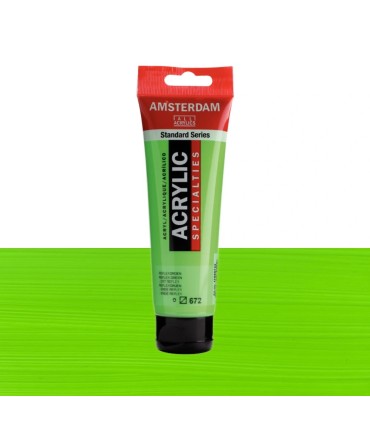 Tubo de acrílico Amsterdam gama color verde reflex