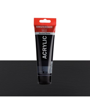 Tubo de acrílico Amsterdam gama color negro óxido