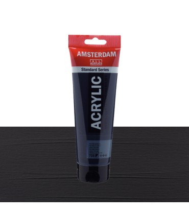 Tubo de acrílico Amsterdam gama color negro bujía