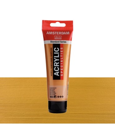 Tubo de acrílico Amsterdam gama color metalizados oro oscuro