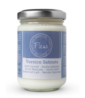 Barniz transparente al agua Fleur Paint mate, satinado y brillo.