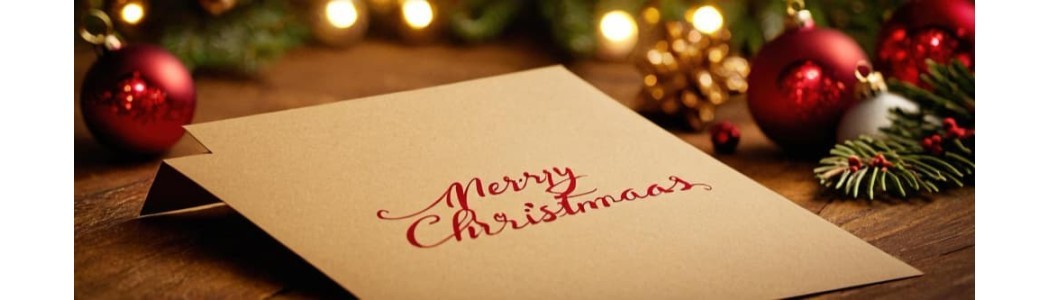 Cómo crear tus propias tarjetas navideñas con materiales artísticos